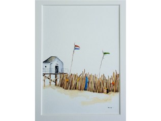 Reddingshuisje met jutschutting